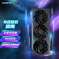 技嘉猎鹰 GIGABYTE GeForce RTX 4080 EAGLE 16G 电竞游戏设计智能学习电脑独立显卡支持4K