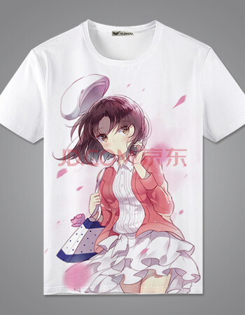 路人女主的养成方法加藤惠诗羽英梨梨 二次元衣服动漫短袖t恤男女 8 m