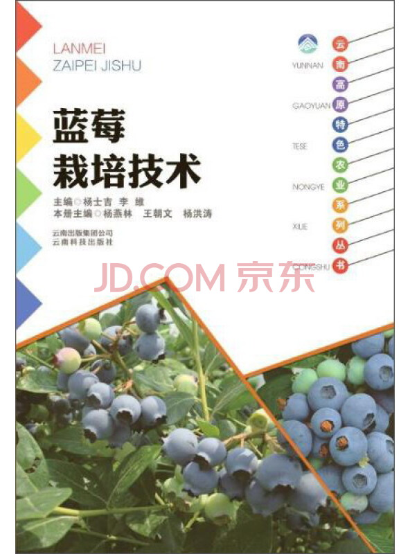 云南科技出版社蓝莓栽培技术/云南高原特色农业系列丛书