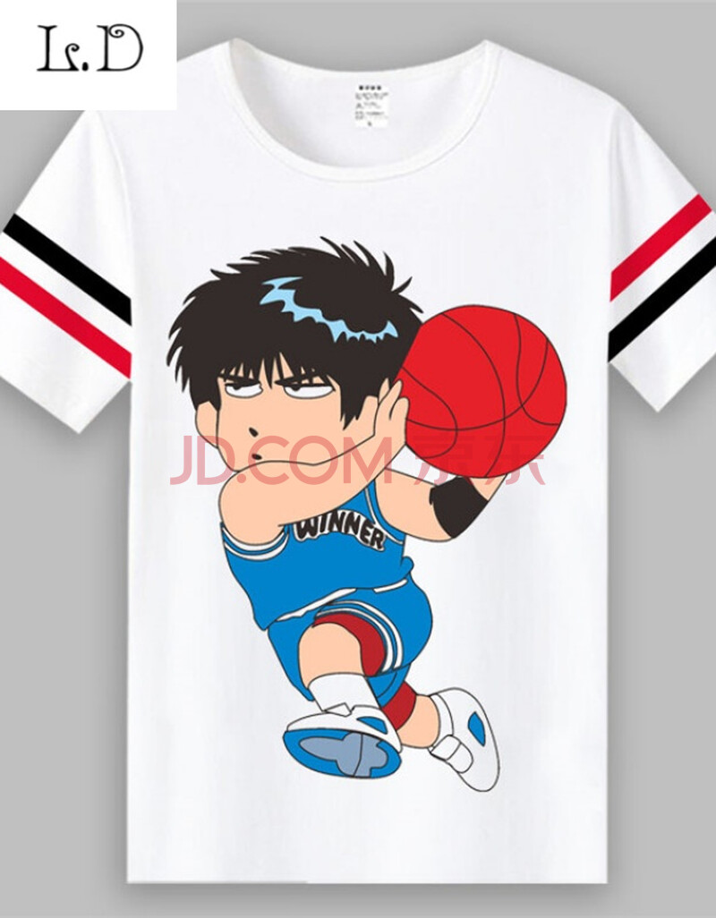 灌篮高手t恤 樱木花道赤木晴子流川枫篮球运动短袖 动漫周边衣服 16 m