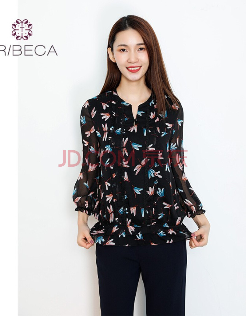 女装 雪纺衫 翠贝卡(tribeca tribeca/翠贝卡t0107n01c179 时尚印花