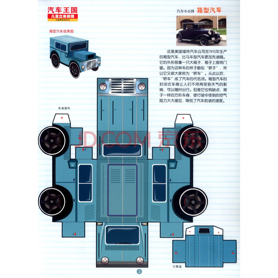 3d立體紙模:交通博物館(汽車王國)