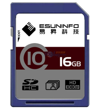 Esuninfo 易昇 SDHC 存储卡（16GB、class10）