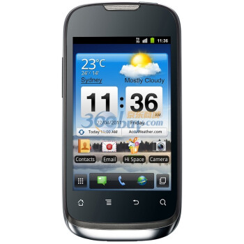 华为（HUAWEI）SONIC U8660 3G手机（黑色）WCDMA/GSM