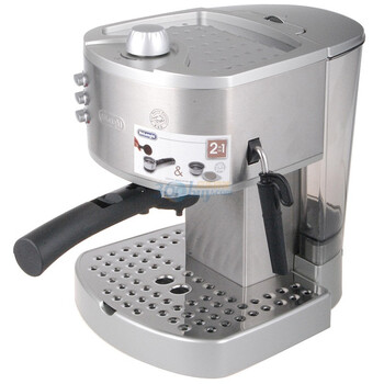 
                                        
                                                                                德龙（Delonghi）咖啡机 半自动咖啡机 意式浓缩 家用 泵压式 不锈钢锅炉 手动打奶泡 EC330S                