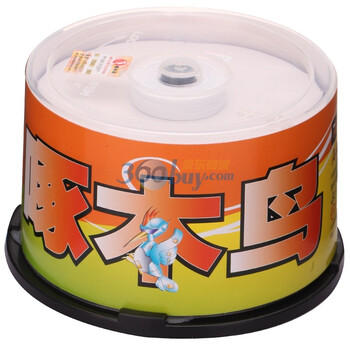 啄木鸟 DVD+R 16速 4.7G 白系列  桶装50片 刻录盘