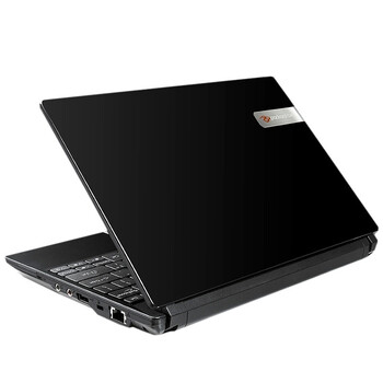 1英寸笔记本电脑(凌动n450 1g 250g 无线 摄像头 linux)巧克力黑