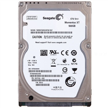 seagate)500g st95005620as 7200转32m sataii momentusxt混合硬盘