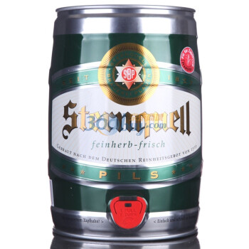 正品巴伐利亚之星Sternquell Pils冰醇黄啤酒5L桶装，218元返100元京卷
