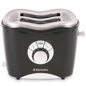 伊莱克斯（Electrolux） 多士炉 烤面包机 ETS3000 带防尘盖 黑色 