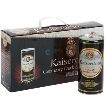 Kaiserdom 凯撒黑啤 1L*4罐（礼盒装）