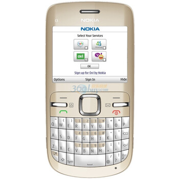 诺基亚c3 手机(金白色)gsm 非定制机
