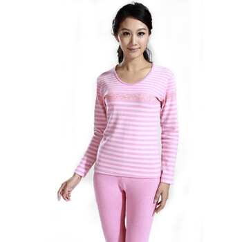 竹风 新款bt1104女式条纹花时尚舒绒莱卡套(买大人套送儿童套)直降198