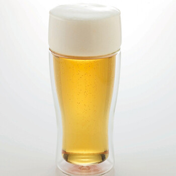 hario- 日本 双层玻璃 隔热 饮料啤酒杯 tbg-380