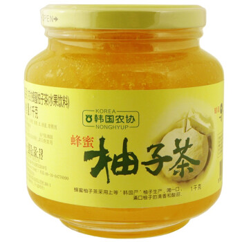 时间不多了：韩国农协 蜂蜜柚子茶1kg*2瓶