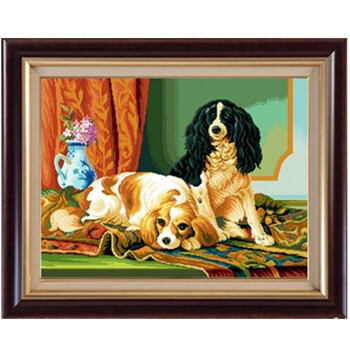 恋美绒线绣半针绣 温馨80x59 非十字绣非成品