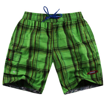 香克斯(janks) 彩色格子沙滩裤 s5389005 绿色 xl