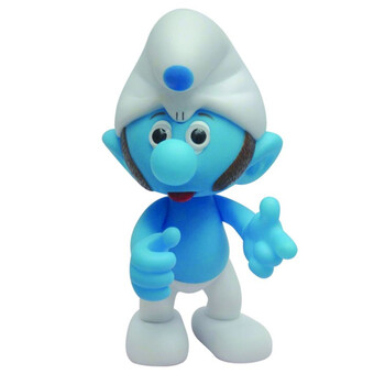 蓝精灵(ljl)搪胶公仔 动漫电影 存钱罐 笨笨 聪聪 厌厌 勇勇 蓝爸爸