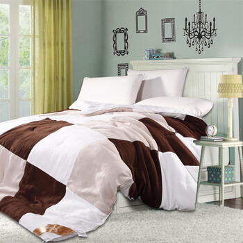 欧派家纺 高级舒适摩卡暖绒冬被 图片色 200*230cm