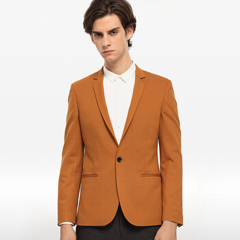 max toney 2014春季新款名仕永不起褶针织休闲西服 男款西装外套 627x