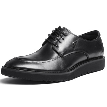 弗伦仕folons 高档真皮正装商务休闲鞋i-130-2-182 黑色系带款 40