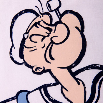 大力水手(popeye)夏装男童纯棉韩版t恤 pbtwb1169 漂白 150