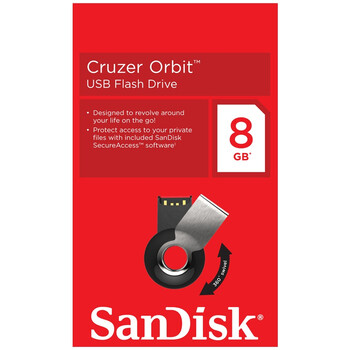 闪迪（SanDisk） 酷轮（CZ58） 8G U盘 银黑