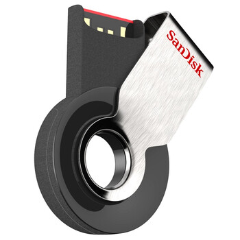 闪迪（SanDisk） 酷轮（CZ58） 8G U盘 银黑