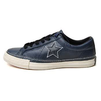converse 匡威 潮牌经典one star系列牛皮复古低帮百搭休闲鞋 女 blue