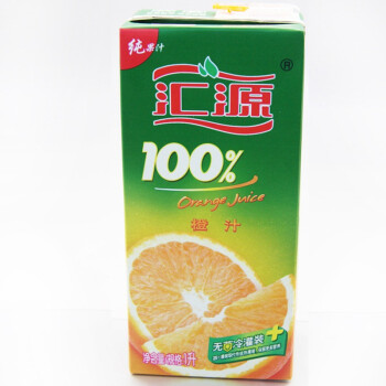 汇源 100%橙果汁1L 盒装