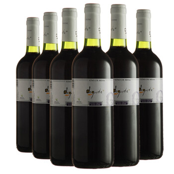 Deguste 德古斯特 普兰尼洛干红葡萄酒750ml*6瓶+1瓶赠品