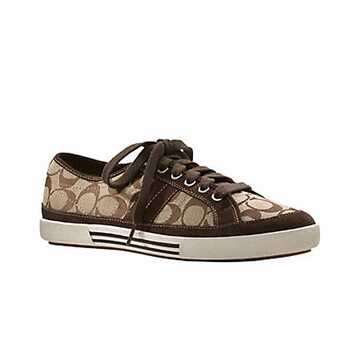 coach /蔻驰 q900 男士休闲鞋 帆布鞋 板鞋 低帮鞋 男鞋 2色入 棕色