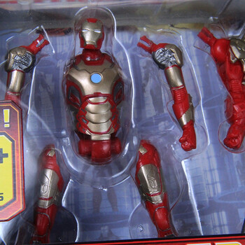 > 孩之宝 hasbro 钢铁侠3 iron man3 拼装系列之公仔 钢铁侠马克42 3.