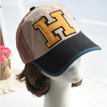 风卯儿(fengmaoer) h字母棒球帽 鸭舌帽遮阳帽旅游休闲帽 h黄色 54到