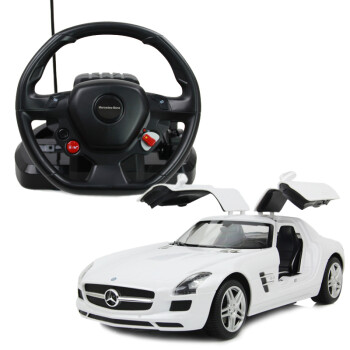 星辉遥控车模 奔驰sls amg 1:14 奔驰遥控汽车 方向盘 遥控车玩具