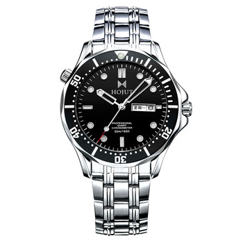 蓝顿豪爵(hojut)户外多功能时尚运动手表a43 黑色表盘-钢包片表带