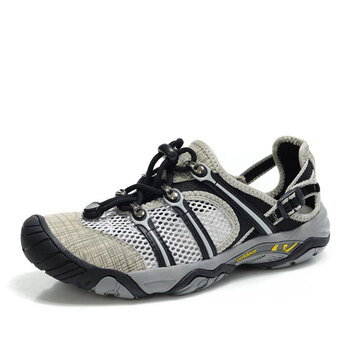 oosiid欧狮盾夏季透气登山鞋 男士休闲户外溯溪日常男鞋 b205 灰色 39