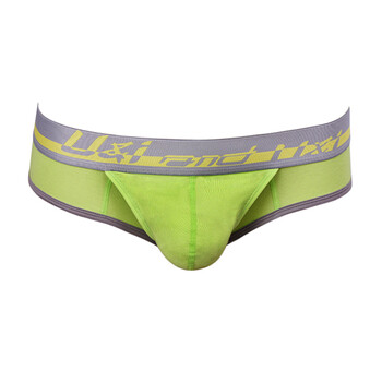 > u&i原创枪弹分离活动u凸囊袋纯棉低腰男士三角内裤992 果绿色 xxl