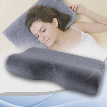 AiSleep 睡眠博士 磁力纤维慢回弹蝶形颈椎保健记忆枕头