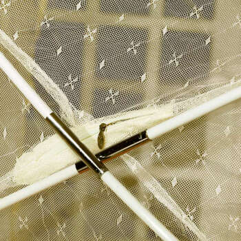 
                                        馨欣家纺 三开门蒙古包蚊帐 夏季双单人加密 双拉链高空间坐床式全底蚊帐 SM54-米黄色 120*195*160cm                