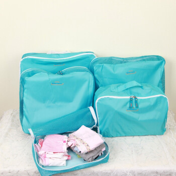 
                                        
                                        青苇 旅行bags in bag衣物收纳五件套 蓝色                