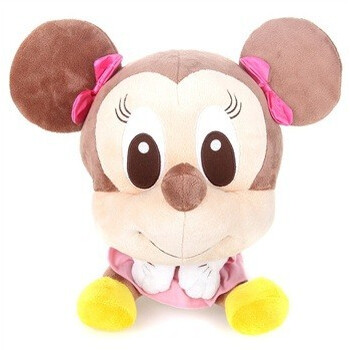 迪士尼 毛绒玩具 大头米妮 35cm mn35qa