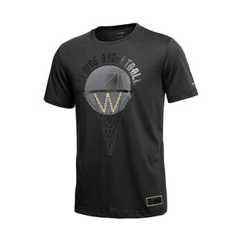 正品way of wade李宁韦德之道男子篮球短袖文化衫ahsh345-1/-2/-3 新