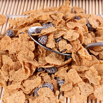 > 美国 好客佳提子麦麸麦片(膨化食品)盒装 198g/盒