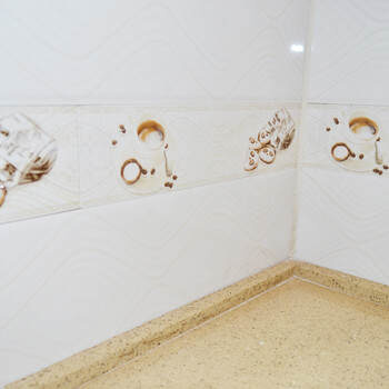 卫生间釉面防污不透水内墙砖300*600mm地砖瓷砖地板砖 wp7011 腰线 70