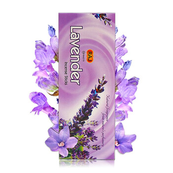 
                                        RAJ印度香 薰衣草量贩装Lavender 原装进口手工花香薰熏香线香043|小盒                