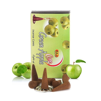 
                                        RAJ印度香 青苹果GreenApple 印度原装进口手工香薰熏香塔香|小盒 189                