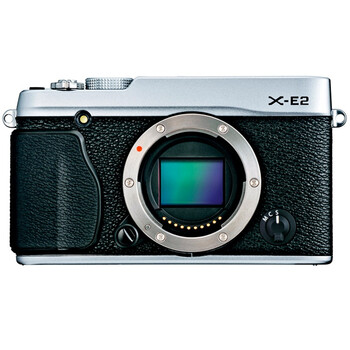 富士（FUJIFILM）X-E2 微单电套机（XF18-55） APS-C 去低通滤镜 WiFi 智能混合AF XE2复古 银色