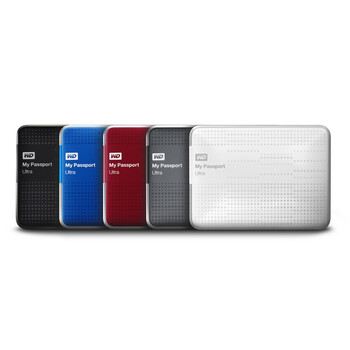 西部数据（WD） My Passport  Ultra USB3.0 2TB 超便携移动硬盘 （白色）WDBMWV0020BWT