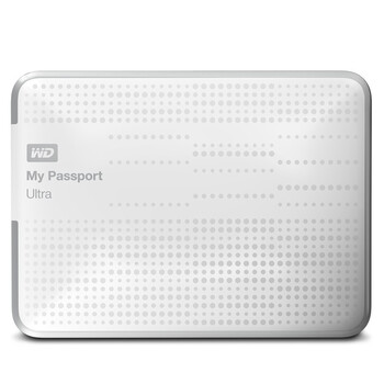 西部数据（WD） My Passport  Ultra USB3.0 2TB 超便携移动硬盘 （白色）WDBMWV0020BWT